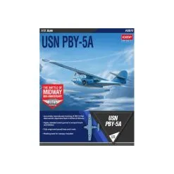 Academy Maqueta Modelo De Avión De Plástico USN PBY-5A "Battle Of Midway"