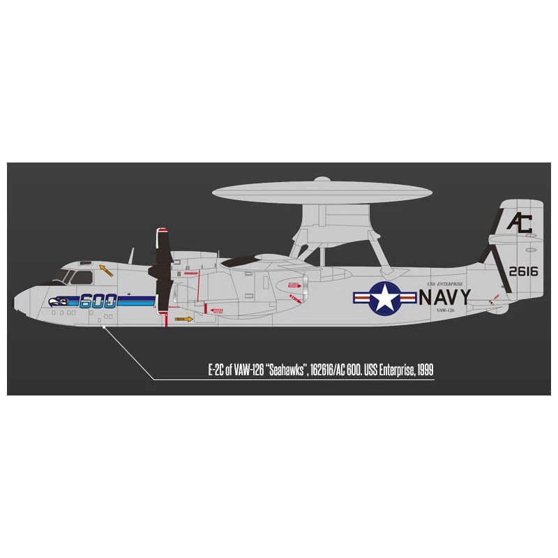 Academy Maqueta Usn E-2c Vaw-113 7 Academy Maqueta Usn E-2c Vaw-113 - Imagen 5