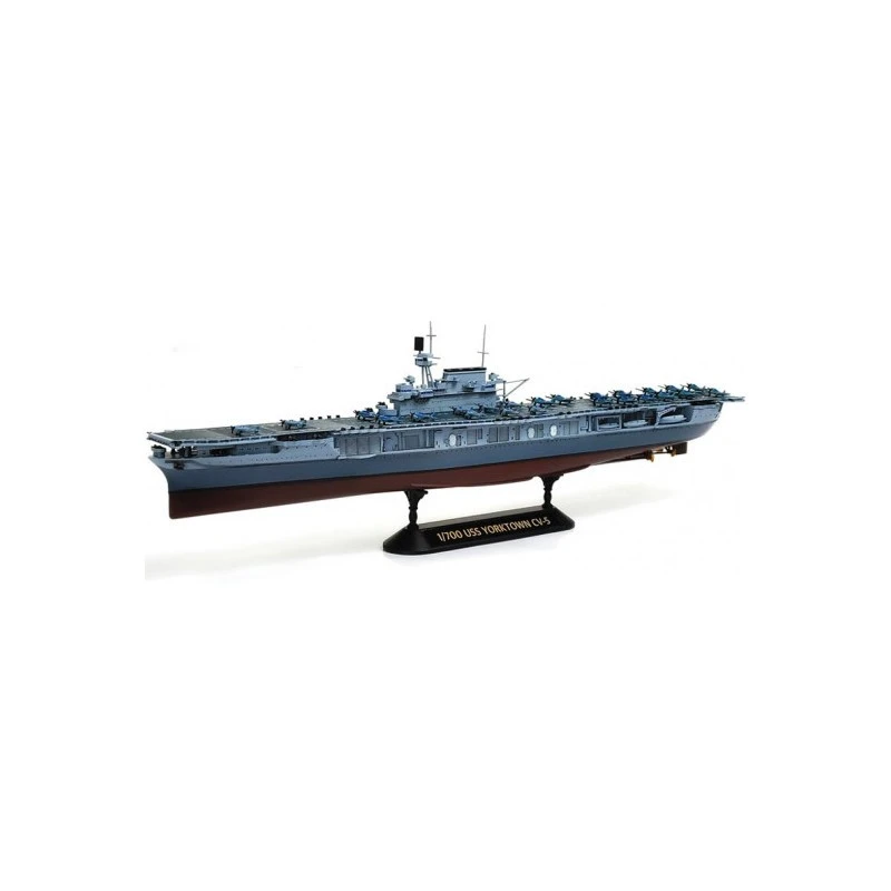 Academy Maqueta USS Yorktown CV-5 1:700 "Batalla De Midway" Kit De Modelo De Barco De Plástico 4 Academy Maqueta USS Yorktown CV-5 1:700 "Batalla De Midway" Kit De Modelo De Barco De Plástico - Imagen 2