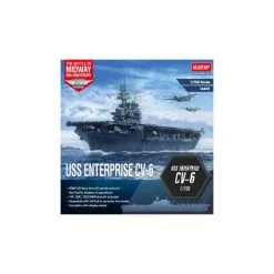 Academy Maqueta USS CV-6 Enterprise "Battle Of Midway" 1:700 Modelo De Barco De Plástico -Maquetas de aviones 1/72 Ventas academy 9414409 uss cv 6 enterprise battle of midway 1 700 modelo de 2
