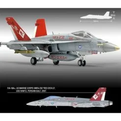 Academy Maqueta McDonnell-Douglas F / A-18 Hornet VMFA-232 + Edición Limitada 'Red Devils'