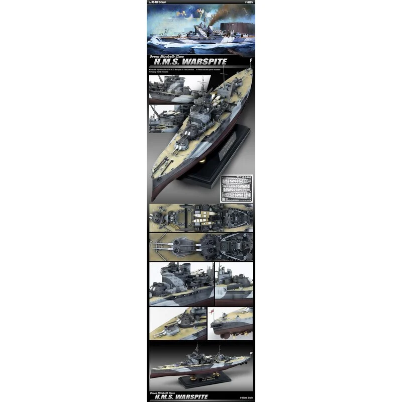 Academy Maqueta HMS Warspite. Queen Elizabeth Battleship 5 Academy Maqueta HMS Warspite. Queen Elizabeth Battleship - Imagen 3