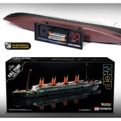 Academy RMS Titanic + LED SetUpper Cubierta Y La Cabina De Iluminación EffectMCP (Colorido Piezas) LED Unit.Display De Pie Con La Baterí -Maquetas de aviones 1/72 Ventas academy ac14220 rms titanic led setupper cubierta y la cabina de ilu 5