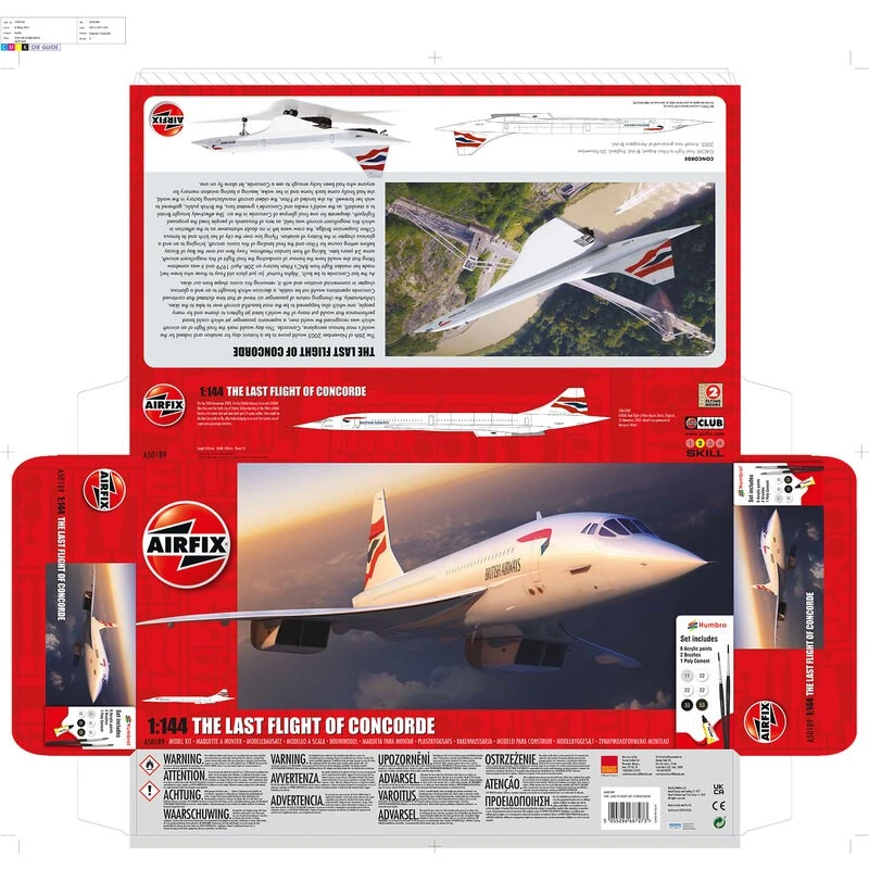 Airfix Maqueta Set De Regalo Concorde 4 Airfix Maqueta Set De Regalo Concorde - Imagen 2