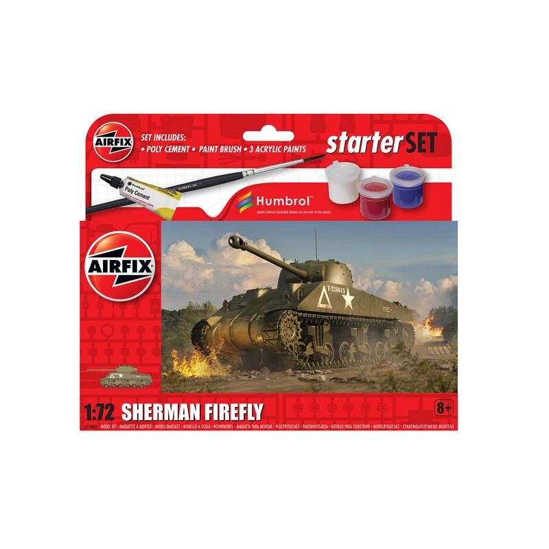 Airfix Maqueta Set De Inicio NUEVO Sherman Firefly 6 Airfix Maqueta Set De Inicio NUEVO Sherman Firefly - Imagen 4