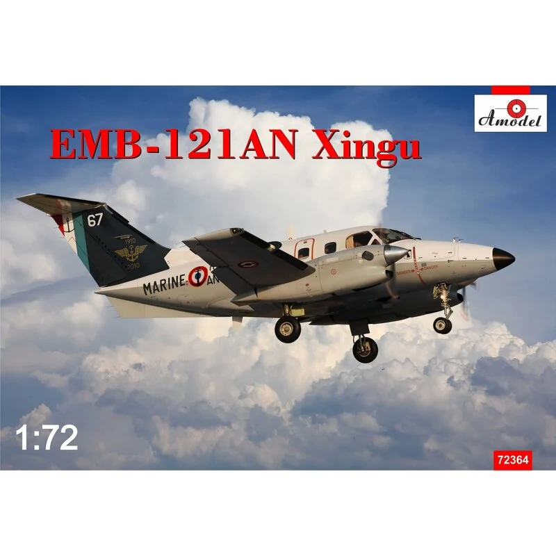 Amodel Maqueta Embraer EMB-121AN Xingu Francia 3 Amodel Maqueta Embraer EMB-121AN Xingu Francia