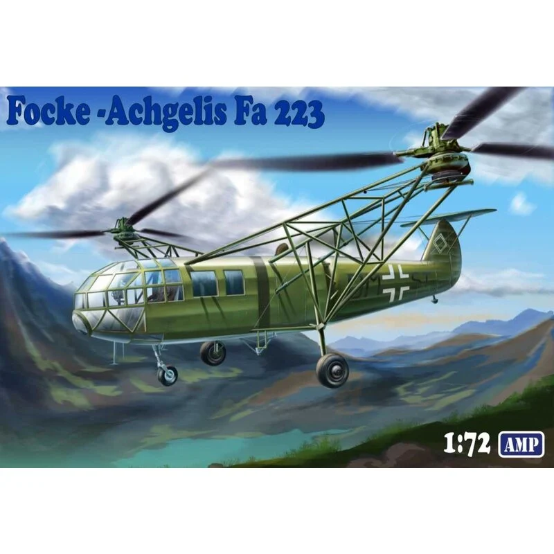 AMP Maqueta Focke-Achgelis Fa-223 3 AMP Maqueta Focke-Achgelis Fa-223