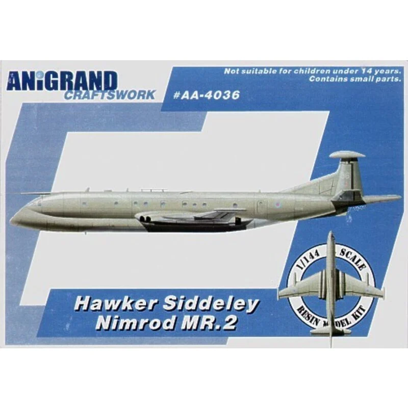 Anigrand Craftswork Hawker Siddeley Nimrod MR.2. Also Includes BONUS Kits Of The Westland Merlin HC.3 Britten-Norman Defender AL.1 And Hawker P.1185 3 Anigrand Craftswork Hawker Siddeley Nimrod MR.2. Also Includes BONUS Kits Of The Westland Merlin HC.3 Britten-Norman Defender AL.1 And Hawker P.1185