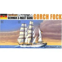 Aoshima Maqueta Gorch Fock Alemán De 3 Mástiles