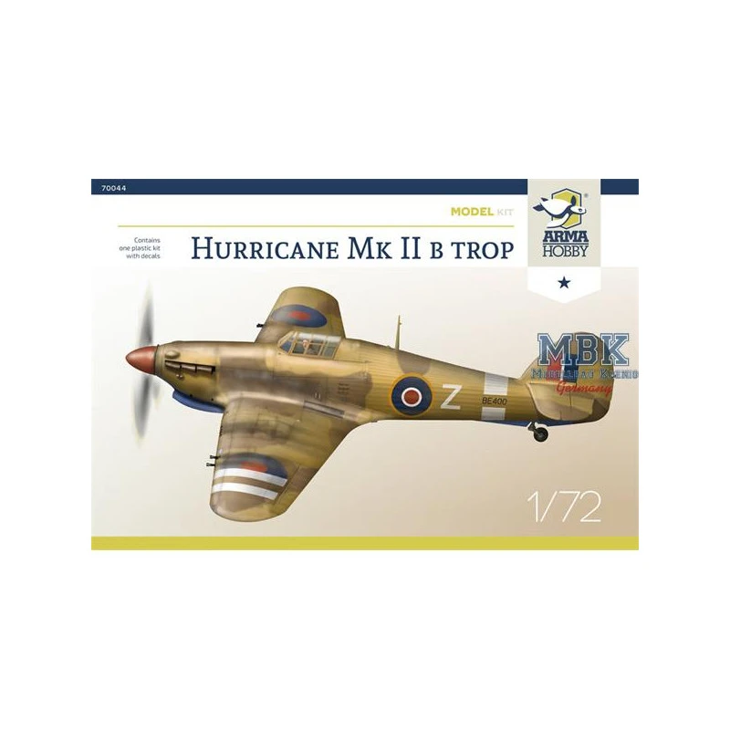 Arma Hobby Maqueta Hawker Hurricane Mk II B Trop 3 Arma Hobby Maqueta Hawker Hurricane Mk II B Trop