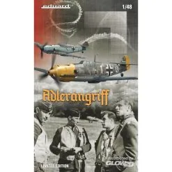 Eduard Maqueta ADLERANGRIFF Messerschmitt Bf 109E,(Dual Combo) Edición Limitada En 1:48