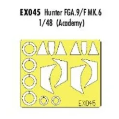 Eduard Hawker Hunter FGA.9/F Mk6 (diseñado Para Ser Ensamblado Con Maquetas De Academy) (hecho De La Cinta Kabuki Amarillo Producido En