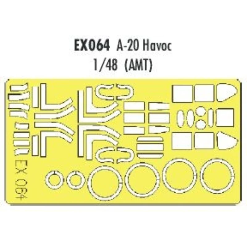 Eduard Douglas A-20 Havoc (diseñado Para Ser Ensamblado Con Maquetas De AMT) (hecho De La Cinta Kabuki Amarillo Producido En Japón) 3 Eduard Douglas A-20 Havoc (diseñado Para Ser Ensamblado Con Maquetas De AMT) (hecho De La Cinta Kabuki Amarillo Producido En Japón)
