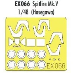 Eduard Supermarine Spitfire Mk.V (diseñado Para Ser Ensamblado Con Maquetas De Hasegawa) (hecho De La Cinta Kabuki Amarillo Producido E