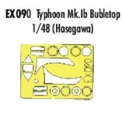 Eduard Hawker Typhoon Mk.IB Bubbletop Canopy Fame And Wheels Etc (diseñado Para Ser Ensamblado Con Maquetas De Hasegawa) (hecho De La C