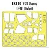 Eduard V-22 Osprey (diseñado Para Ser Ensamblado Con Maquetas De Italeri) (hecho De La Cinta Kabuki Amarillo Producido En Japón) 2 Eduard V-22 Osprey (diseñado Para Ser Ensamblado Con Maquetas De Italeri) (hecho De La Cinta Kabuki Amarillo Producido En Japón) -Maquetas de aviones 1/72 Ventas eduard edex110 v 22 osprey diseado para ser ensamblado con maquetas