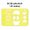 Eduard Supermarine Spitfire Mk.XIV (diseñado Para Ser Ensamblado Con Maquetas De Academy) (hecho De La Cinta Kabuki Amarillo Producido 1 Eduard Supermarine Spitfire Mk.XIV (diseñado Para Ser Ensamblado Con Maquetas De Academy) (hecho De La Cinta Kabuki Amarillo Producido -Maquetas de aviones 1/72 Ventas eduard edex128 supermarine spitfire mk xiv diseado para ser ensambla
