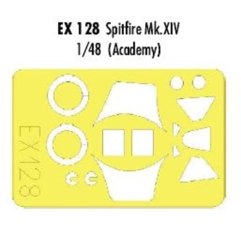 Eduard Supermarine Spitfire Mk.XIV (diseñado Para Ser Ensamblado Con Maquetas De Academy) (hecho De La Cinta Kabuki Amarillo Producido 3 Eduard Supermarine Spitfire Mk.XIV (diseñado Para Ser Ensamblado Con Maquetas De Academy) (hecho De La Cinta Kabuki Amarillo Producido