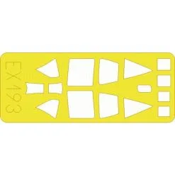 Eduard Nakajima Ki-43 II Oscar (diseñado Para Ser Ensamblado Con Maquetas De Hasegawa) (hecho De La Cinta Kabuki Amarillo Producido En
