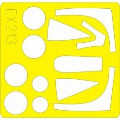 Eduard Fairchild A-10 Thunderbolt II (diseñado Para Ser Ensamblado Con Maquetas De Italeri) (hecho De La Cinta Kabuki Amarillo Producid