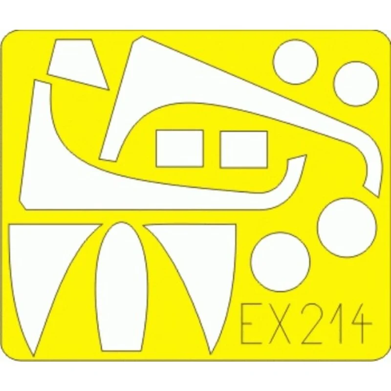 Eduard Grumman F9F-2P Panther (diseñado Para Ser Ensamblado Con Maquetas De Trumpeter) (hecho De La Cinta Kabuki Amarillo Producido En 3 Eduard Grumman F9F-2P Panther (diseñado Para Ser Ensamblado Con Maquetas De Trumpeter) (hecho De La Cinta Kabuki Amarillo Producido En