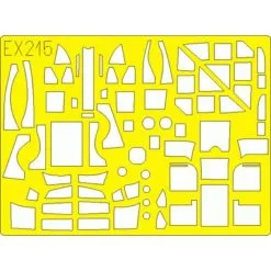 Eduard Vickers Wellington Mk.III (diseñado Para Ser Ensamblado Con Maquetas De Trumpeter) (hecho De La Cinta Kabuki Amarillo Producido