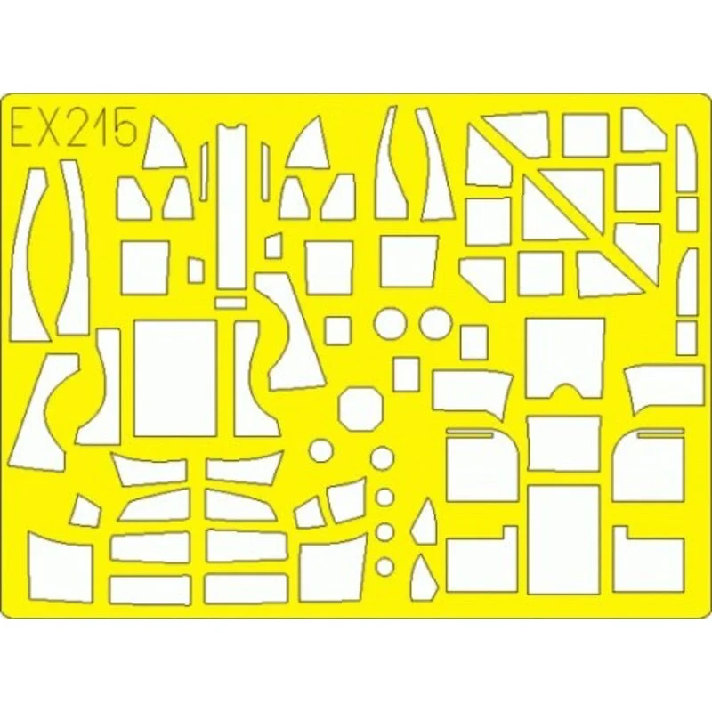 Eduard Vickers Wellington Mk.III (diseñado Para Ser Ensamblado Con Maquetas De Trumpeter) (hecho De La Cinta Kabuki Amarillo Producido 3 Eduard Vickers Wellington Mk.III (diseñado Para Ser Ensamblado Con Maquetas De Trumpeter) (hecho De La Cinta Kabuki Amarillo Producido