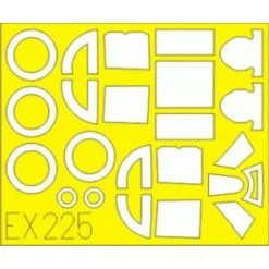 Eduard Lavochkin La-5FN (designed To Be Used Zvezda) (hecho De La Cinta Kabuki Amarillo Producido En Japón)