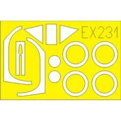 Eduard Focke Wulf Fw 190A-5/A-8 (diseñado Para Ser Ensamblado Con Maquetas De Hasegawa) (hecho De La Cinta Kabuki Amarillo Producido En