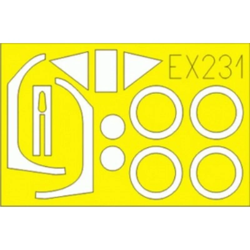 Eduard Focke Wulf Fw 190A-5/A-8 (diseñado Para Ser Ensamblado Con Maquetas De Hasegawa) (hecho De La Cinta Kabuki Amarillo Producido En 3 Eduard Focke Wulf Fw 190A-5/A-8 (diseñado Para Ser Ensamblado Con Maquetas De Hasegawa) (hecho De La Cinta Kabuki Amarillo Producido En