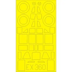 Eduard Ilyushin Il-2m3 Stormovik (designed To Be Used With Tamiya Kits) (made From Yellow Japanese Produced Kabuki Tape)