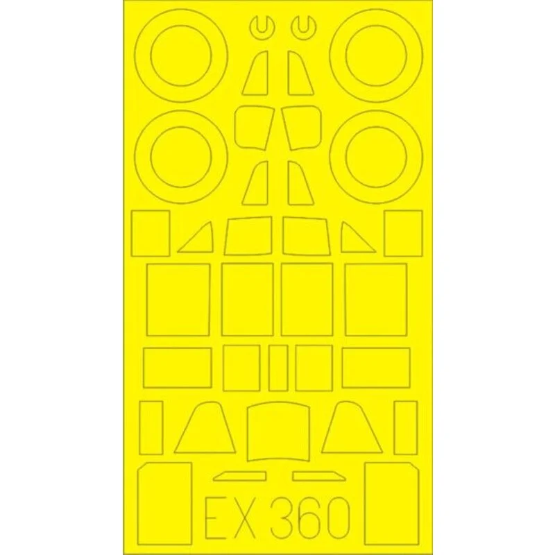 Eduard Ilyushin Il-2m3 Stormovik (designed To Be Used With Tamiya Kits) (made From Yellow Japanese Produced Kabuki Tape) 3 Eduard Ilyushin Il-2m3 Stormovik (designed To Be Used With Tamiya Kits) (made From Yellow Japanese Produced Kabuki Tape)