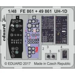 Eduard Bell UH-1D (diseñado Para Ser Utilizado Con Los Kits De Kitty Hawk Model)