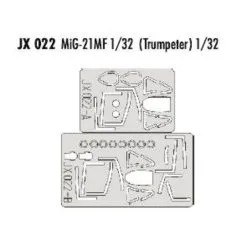 Eduard Mikoyan MiG-21MF (diseñado Para Ser Ensamblado Con Maquetas De Trumpeter) (hecho De La Cinta Kabuki Amarillo Producido En Japón)
