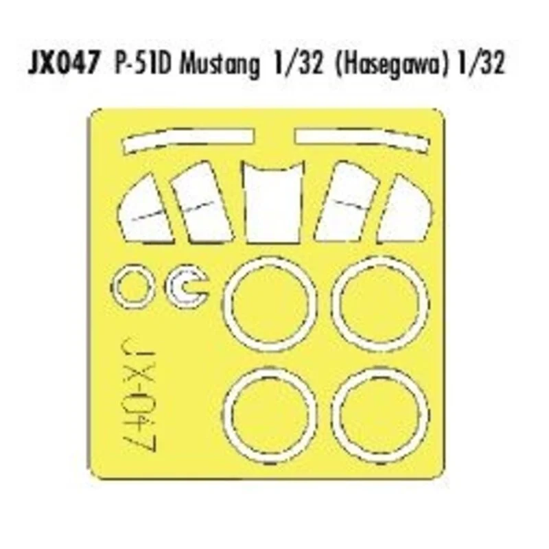 Eduard North American P-51D Mustang (diseñado Para Ser Ensamblado Con Maquetas De Hasegawa) (hecho De La Cinta Kabuki Amarillo Producid 3 Eduard North American P-51D Mustang (diseñado Para Ser Ensamblado Con Maquetas De Hasegawa) (hecho De La Cinta Kabuki Amarillo Producid