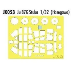 Eduard Junkers Ju 87G Stuka (diseñado Para Ser Ensamblado Con Maquetas De Hasegawa) (hecho De La Cinta Kabuki Amarillo Producido En Jap