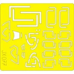 Eduard North American P-51B Mustang (diseñado Para Ser Ensamblado Con Maquetas De Trumpeter) (hecho De La Cinta Kabuki Amarillo Produci