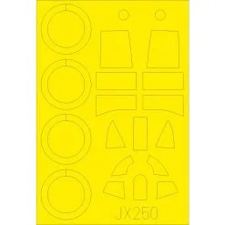 Eduard Gloster Gladiator Mk.I Máscara De Pintura De Dosel Y Ruedas (diseñada Para Usarse Con Kits ICM)