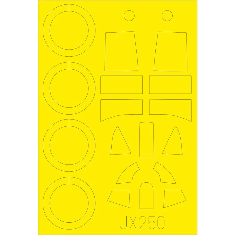 Eduard Gloster Gladiator Mk.I Máscara De Pintura De Dosel Y Ruedas (diseñada Para Usarse Con Kits ICM) 3 Eduard Gloster Gladiator Mk.I Máscara De Pintura De Dosel Y Ruedas (diseñada Para Usarse Con Kits ICM)