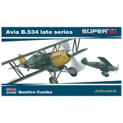 Maqueta Eduard 04452 Avia B.534 Serie Tarde Quattro Combo 1/144