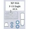 Eduard McDonnell Douglas F-15C Eagle Canopy And Wheels (diseñado Para Ser Ensamblado Con Maquetas De Academy) 1 Eduard McDonnell Douglas F-15C Eagle Canopy And Wheels (diseñado Para Ser Ensamblado Con Maquetas De Academy) -Maquetas de aviones 1/72 Ventas eduard edxf044 mcdonnell douglas f 15c eagle canopy and wheels disea