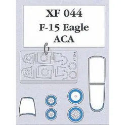 Eduard McDonnell Douglas F-15C Eagle Canopy And Wheels (diseñado Para Ser Ensamblado Con Maquetas De Academy)