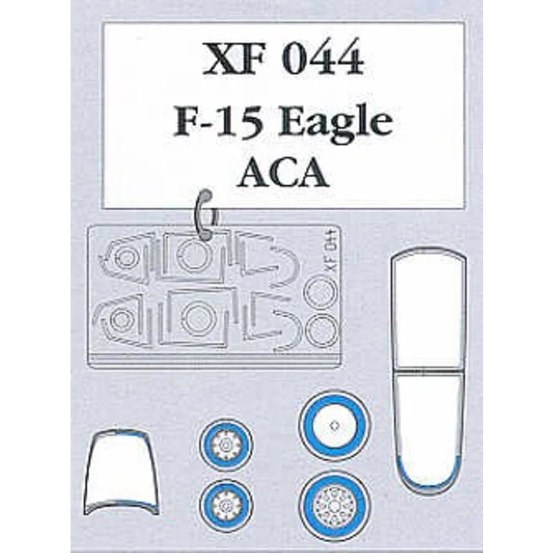 Eduard McDonnell Douglas F-15C Eagle Canopy And Wheels (diseñado Para Ser Ensamblado Con Maquetas De Academy) 3 Eduard McDonnell Douglas F-15C Eagle Canopy And Wheels (diseñado Para Ser Ensamblado Con Maquetas De Academy)