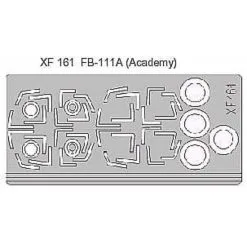 Eduard FB-111A Canopy And Wheels (diseñado Para Ser Ensamblado Con Maquetas De Academy)