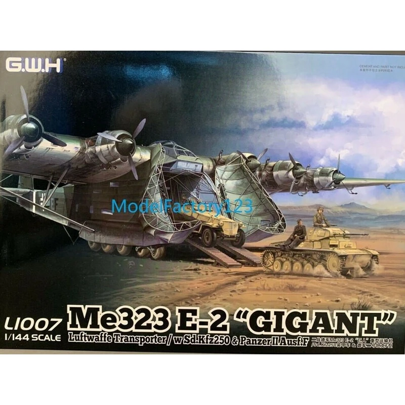 Great Wall Hobby Messerschmitt Me-323E-2 'Gigant' Con Nuevas Herramientas Sd.Kfz250 Y Sd.Kfz.121 Pz II Ausf.F 3 Great Wall Hobby Messerschmitt Me-323E-2 'Gigant' Con Nuevas Herramientas Sd.Kfz250 Y Sd.Kfz.121 Pz II Ausf.F