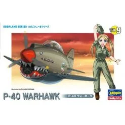Hasegawa Maqueta Egg Plane P-40 Warhawk