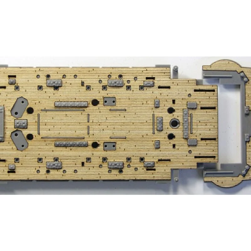 Hasegawa Maqueta Pont En Bois IJN Mikasa 4 Hasegawa Maqueta Pont En Bois IJN Mikasa - Imagen 2