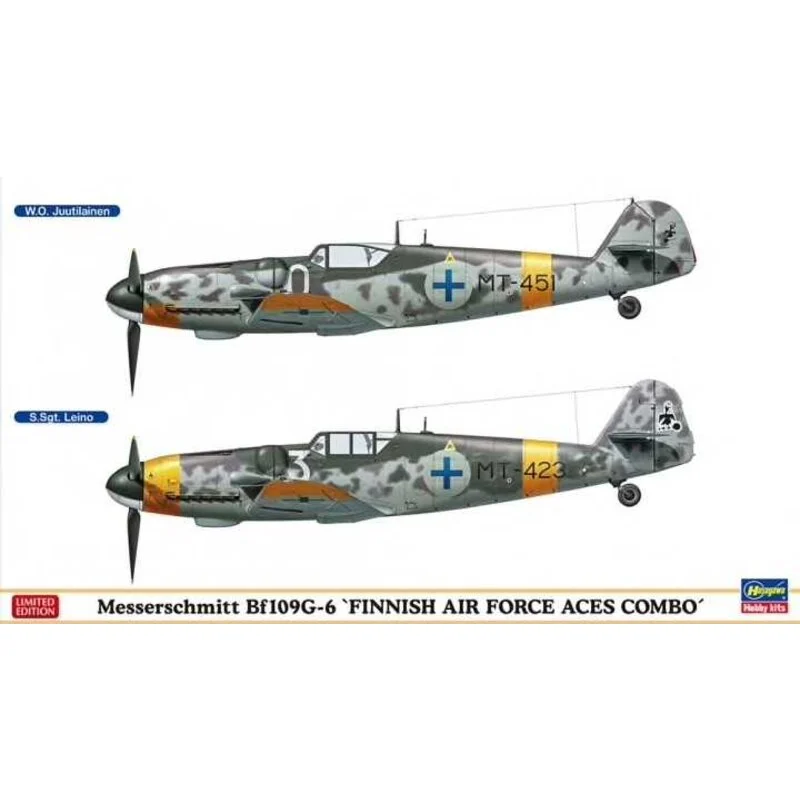 Hasegawa Maqueta Messerschmitt BF-109G-6 FUERZA AÉREA FINLANDESA ACES COMBO (Dos Kits En La Caja) 3 Hasegawa Maqueta Messerschmitt BF-109G-6 FUERZA AÉREA FINLANDESA ACES COMBO (Dos Kits En La Caja)