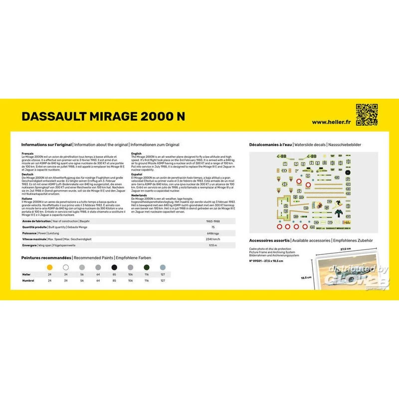 Heller Maqueta STARTER KIT Mirage 2000 N 6 Heller Maqueta STARTER KIT Mirage 2000 N - Imagen 4