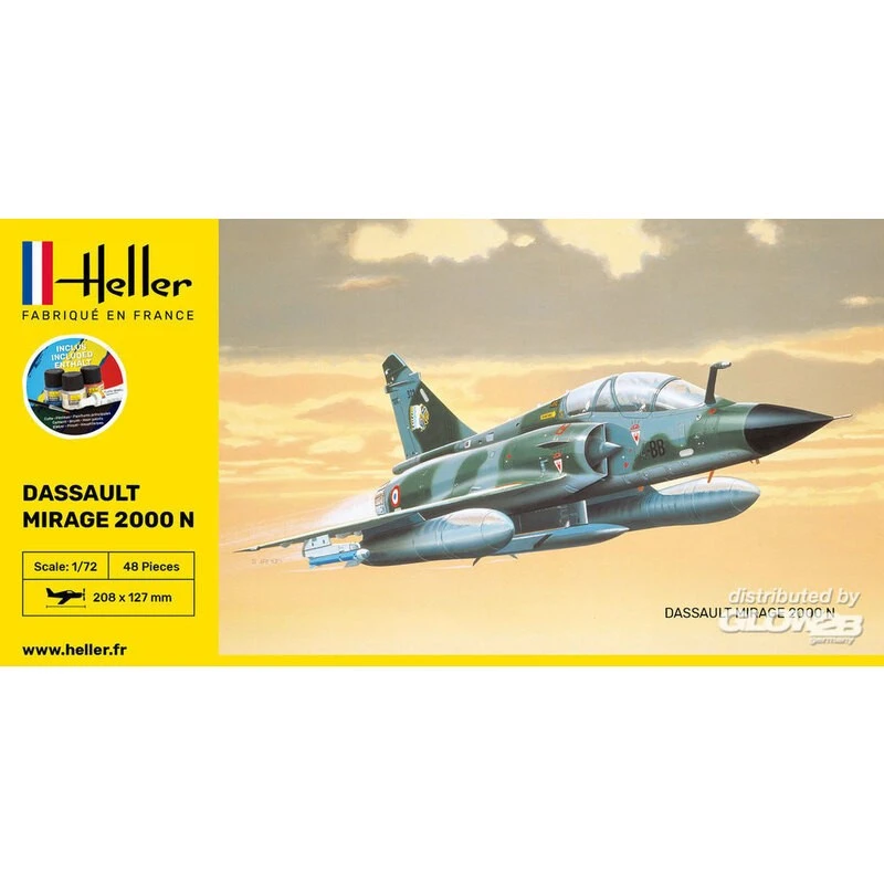 Heller Maqueta STARTER KIT Mirage 2000 N 7 Heller Maqueta STARTER KIT Mirage 2000 N - Imagen 5